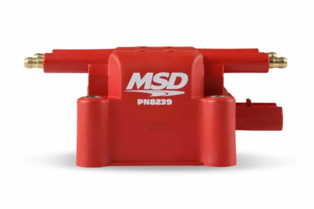 MSD Ignition Coil 1994-2006 Dodge_Chrysler 2.0_2.4_4.0L engines Red Si